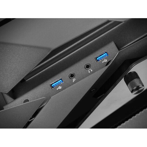 Caja de PC Gamer Mars MC-Titan RGB de Torre Media ATX con Paneles de Vidrio - Negro