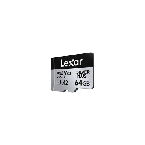 Tarjeta de memoria Lexar MICROSDXC 64 GB Silver Plus