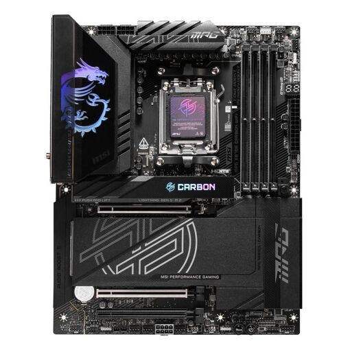 Placa base MSI MPG X870E Carbono Wi-Fi (AMD X870E, AM5, ATX)