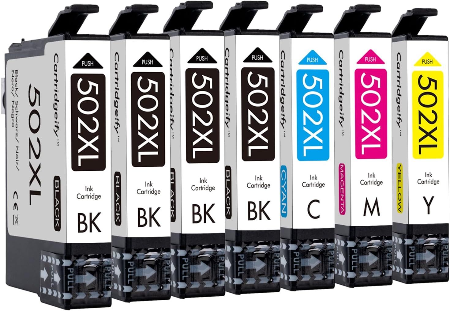 040parts 502XL Ink Cartridges Compatible with Epson 502 502XL Multipack