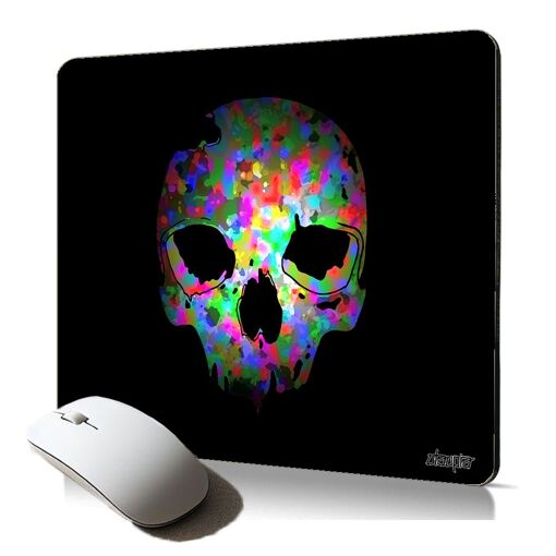 Utaupia Soft Skull Mousepad - Halloween Skeleton Design for Gamers