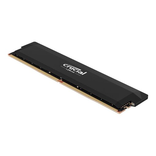 Modulo de memoria Crucial Pro Overclocking DDR5 de 16GB (288 pines DIMM, 6400 MHz / PC5-51200, CL38, 1.35V, sin búfer, no ECC) - Negro