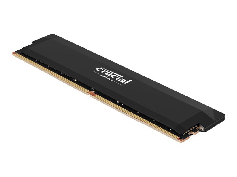 Crucial Pro Overclocking Edition DDR5 16GB (288-pin DIMM, 6400MHz/PC5-51200, CL38, 1.35V, Unbuffered, Non-ECC) - Black