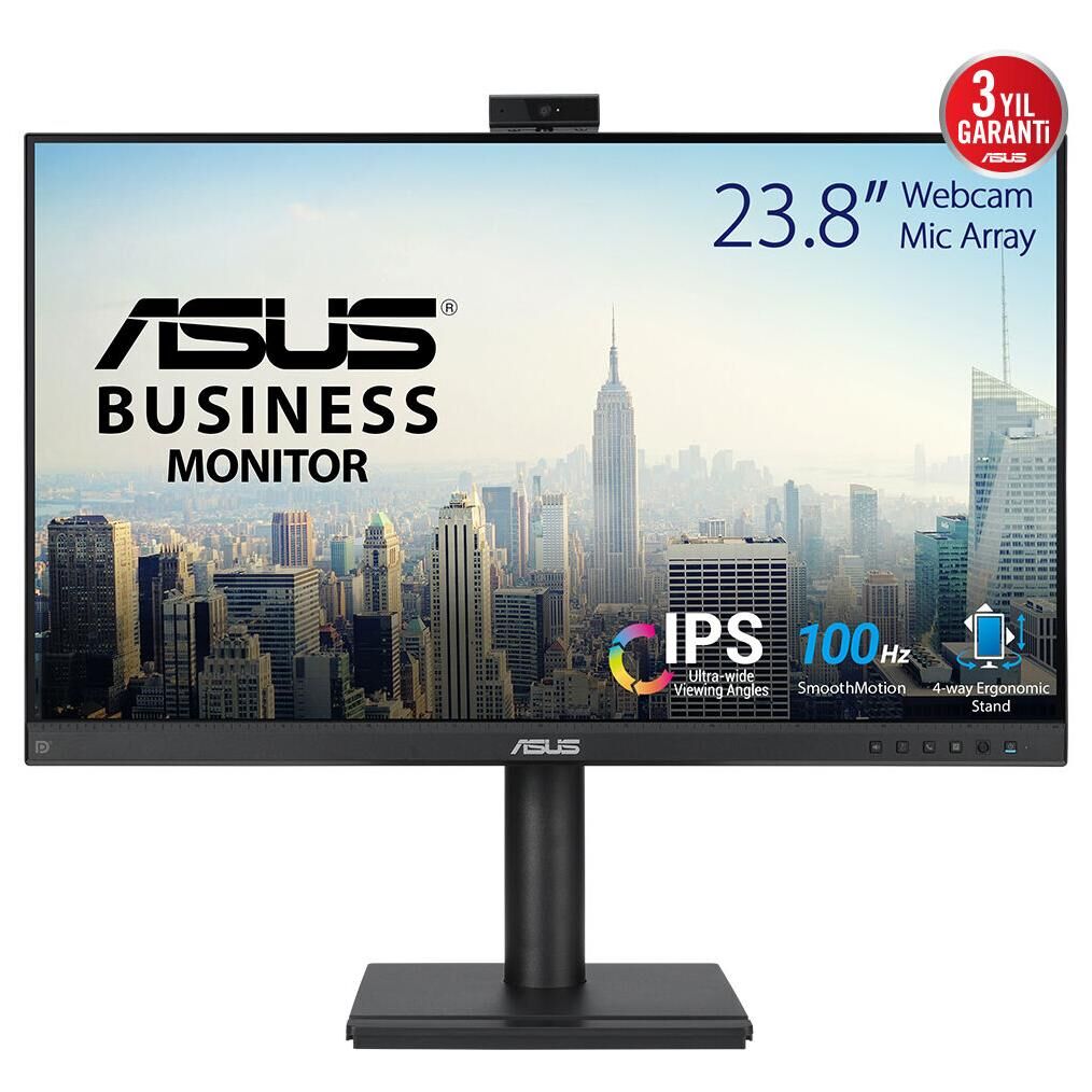 Asus BE249QFK - 24" LED Monitor - Full HD 1080p @ 100Hz - IPS - Black