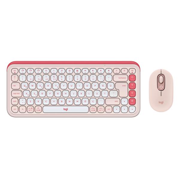Logitech POP Icon Combo : Ensemble clavier et souris sans fil Bluetooth AZERTY Universel