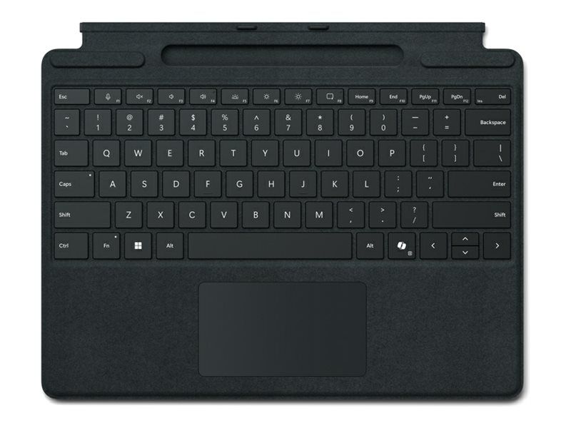 Microsoft Signature Keyboard for Surface Pro - QWERTY - Black - for Microsoft Surface Pro 8/9
