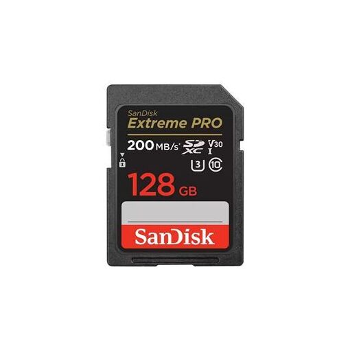 SanDisk Extreme Pro SD Card 128GB Class 10 U3