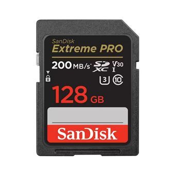 SanDisk Extreme Pro SD Card 128GB Class 10 U3