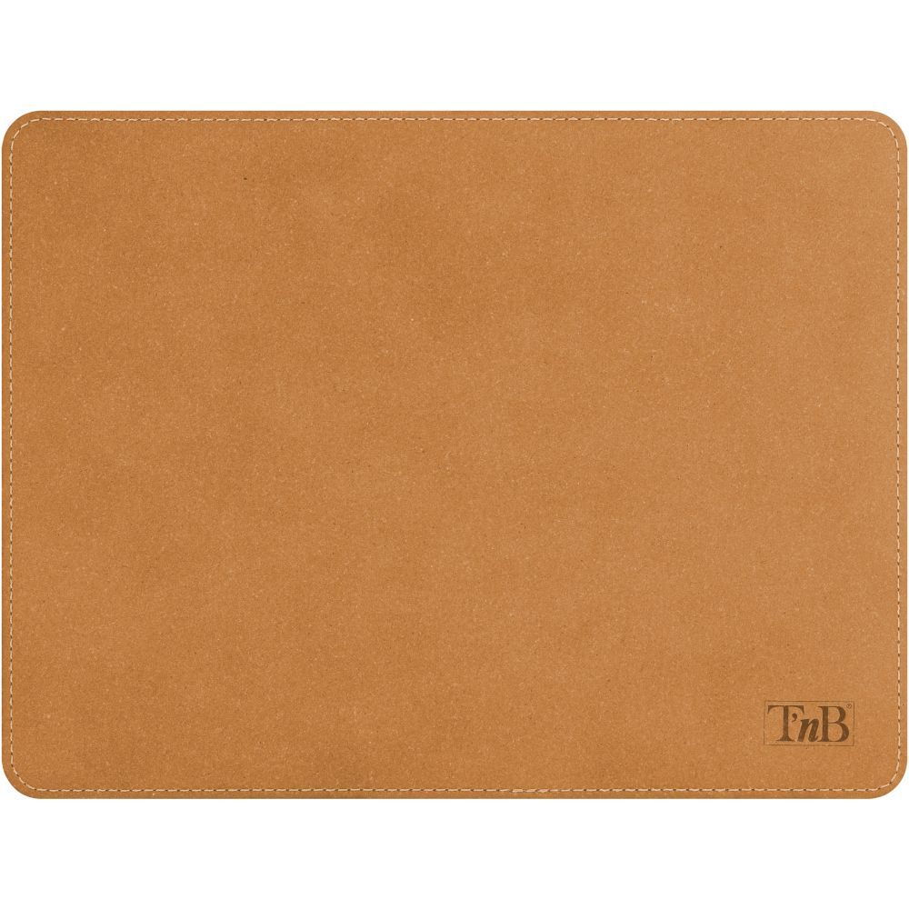 TNB Recycled Leather Mouse Pad - Light Brown