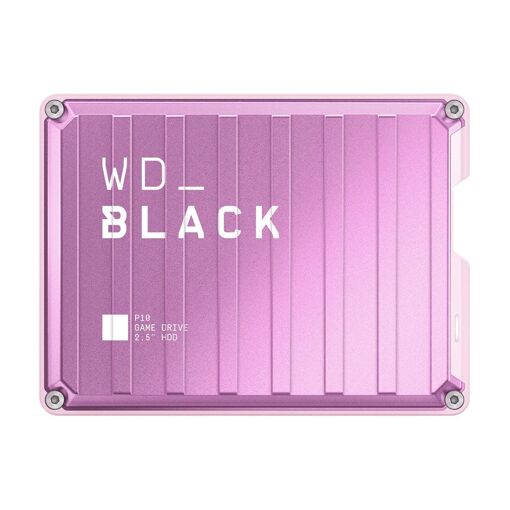 WD Black P10 Game Drive - 2TB External Portable Hard Drive - USB 3.2 - Pink
