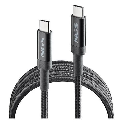 Câble USB NGS - 24 broches USB-C vers USB-C - 3 m - Noir