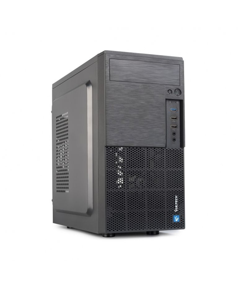 Vultech VCO-M1699P REV. 2.2 Mini Tower Computer, Black