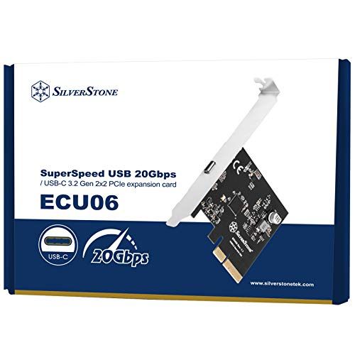 SILVERSTONE SST-ECU06 USB-C 3.2 Gen 2x2 PCIe Interface Card