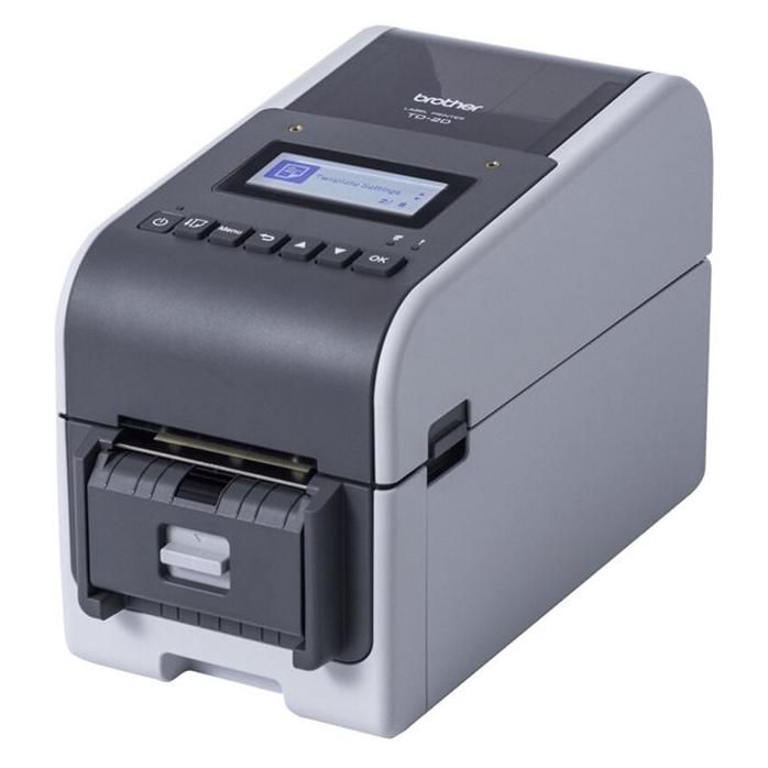 Brother TD-2350D203 Label/Receipt Printer - Monochrome - Direct Thermal - Roll (6.3 cm) - 203 dpi - Up to 152.4 mm/sec - Wi-Fi(n), Bluetooth 5.2, LAN, USB 2.0, USB Host