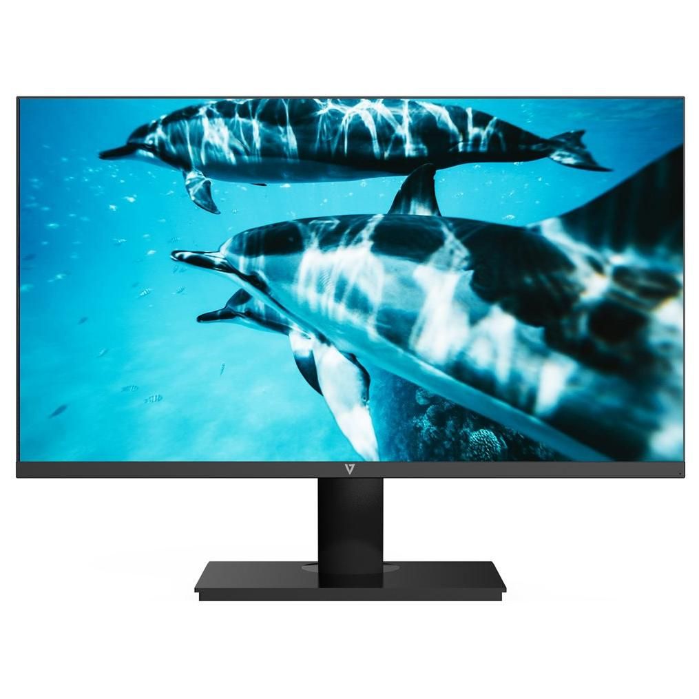 V7 27-inch LED Monitor - Full HD (1080p) IPS Display - Black