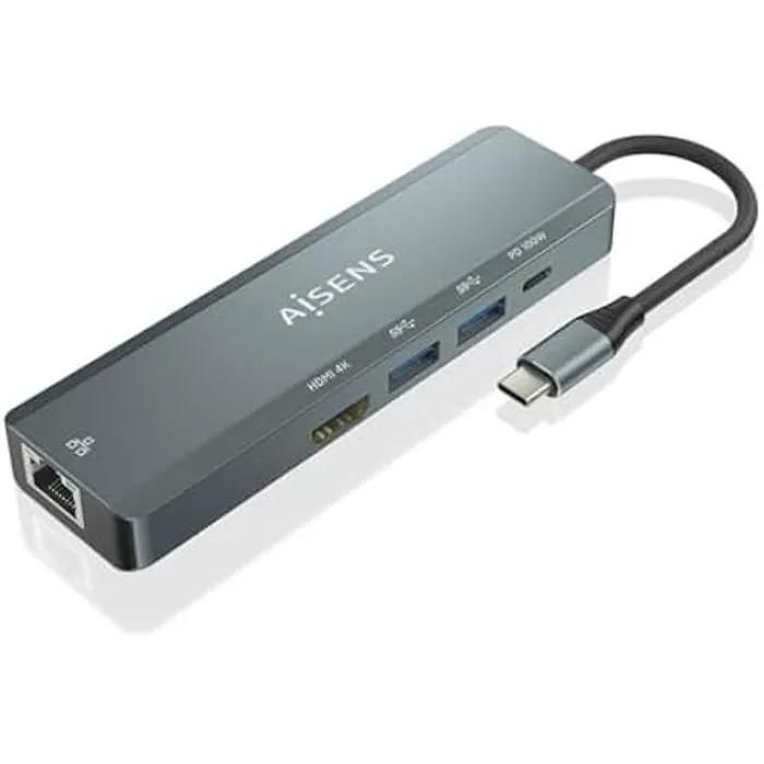 AISENS 5-Port USB Hub - ASUC-5P011-GR - Grey