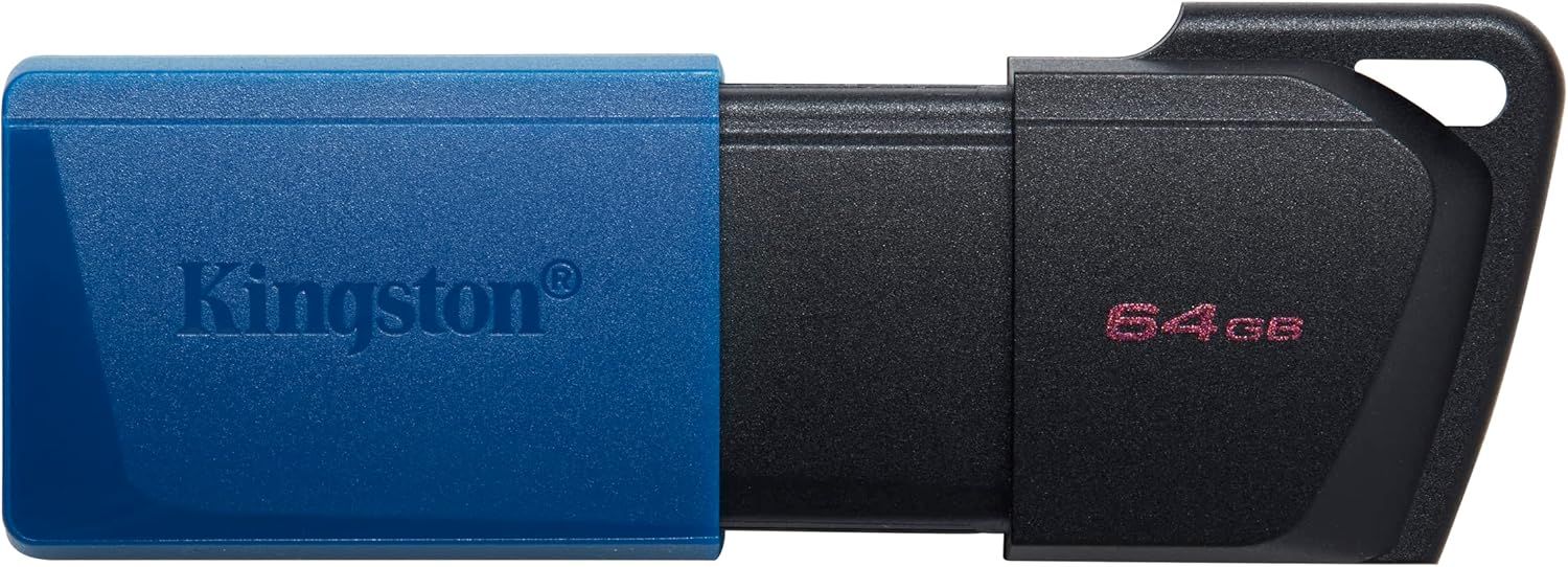Kingston Datatraveler Exodia M USB 3.2 Gen 1 DTXM/64GB - With Mobile Cap (Black + Blue)