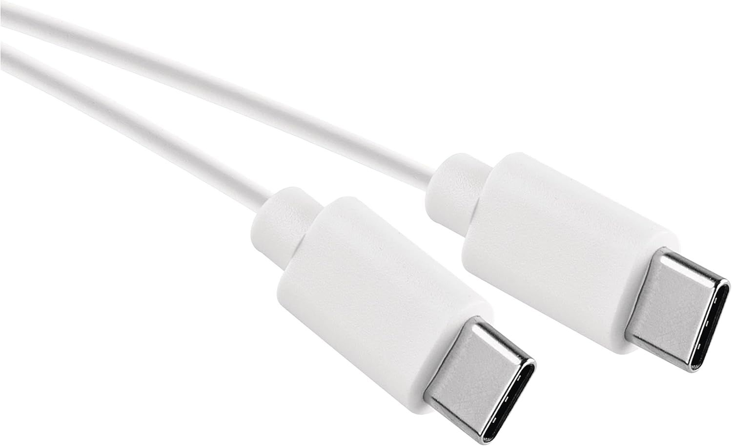 USB-C to USB-C Cable 1M, 2.0 for Fast Charging and High-Speed Data Transfer 480Mbps White