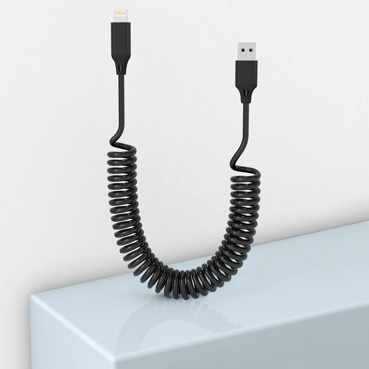Spiral Lightning Cable [MFi Certified and CarPlay Compatible]