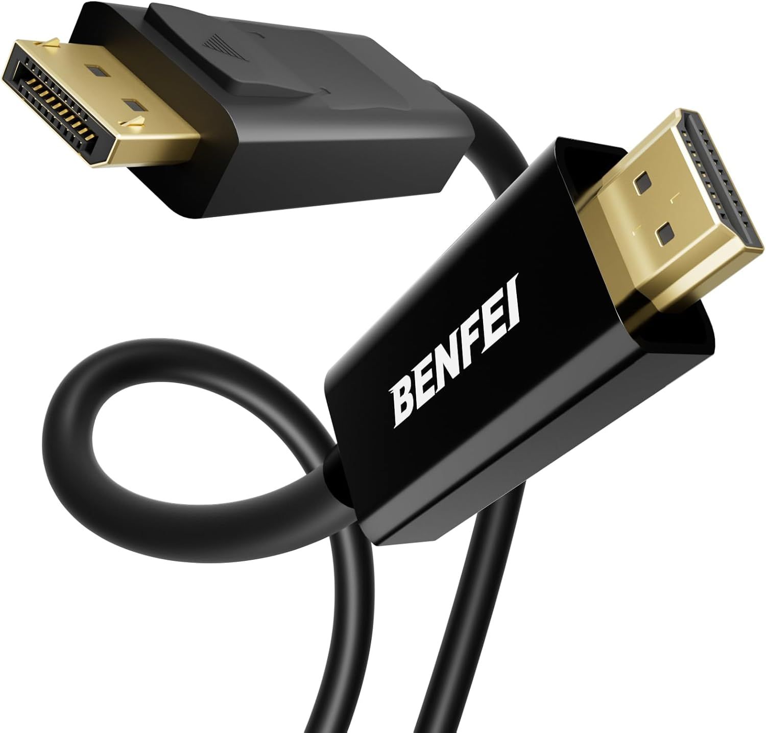 4K DisplayPort to HDMI Cable 1.8M, Uni-Directional Plated Gold Cable for Lenovo, Asus, Dell and Others [X2129]