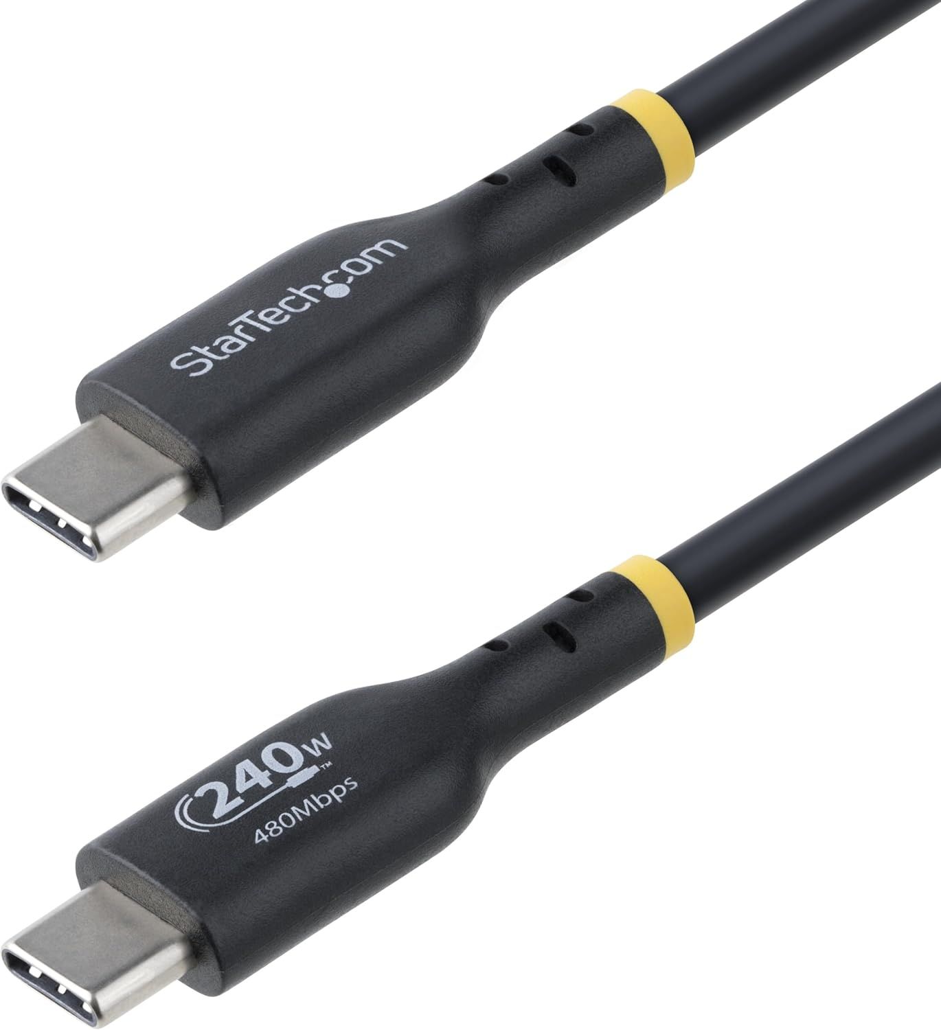 Startech.com 4m USB-C Recharge Cable, Certified USB-IF PD 240W Type-C 2.0 Data Transfer Cable