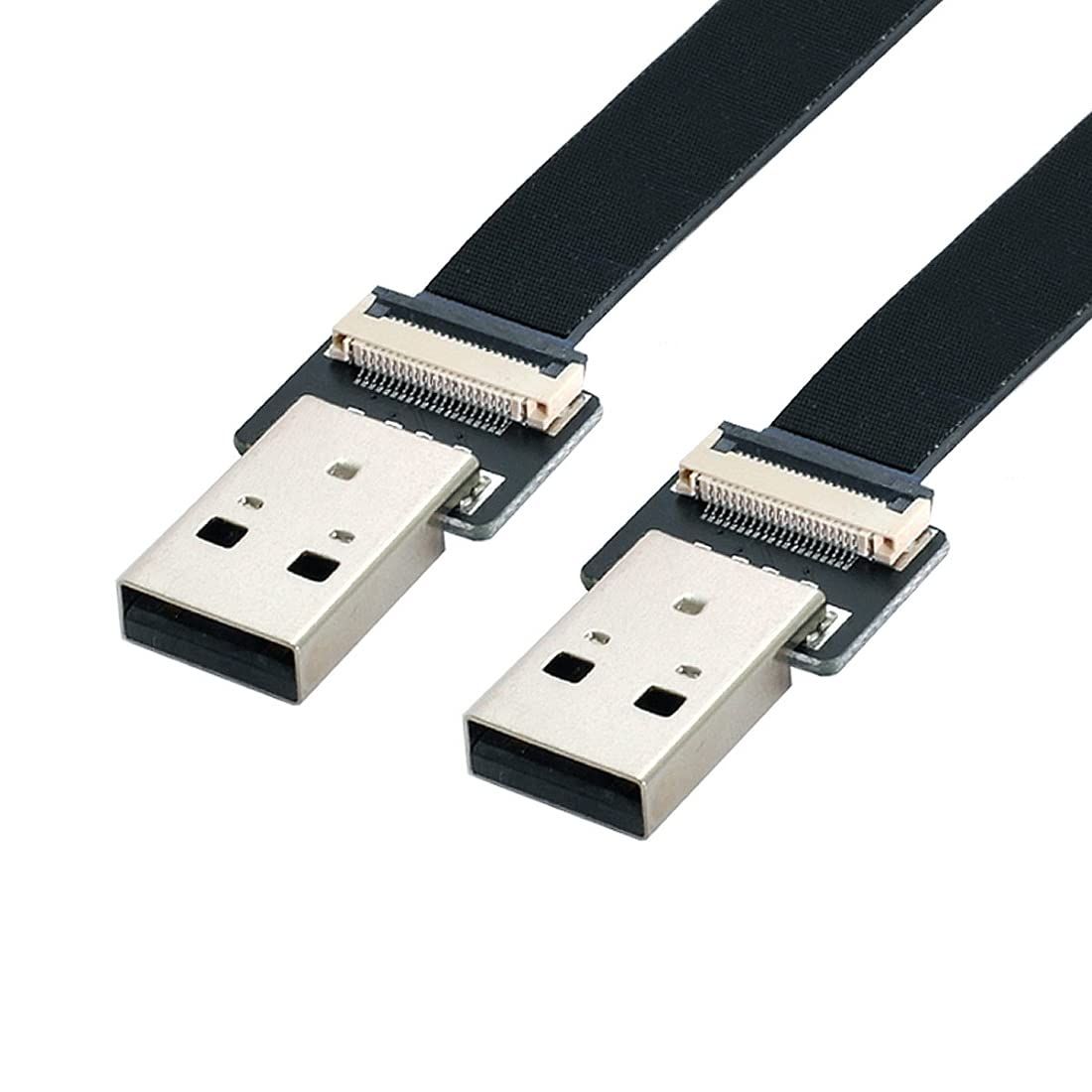 ICI ET MAINTENANT Flat USB 2.0 Data Cable, 50cm (X2683)
