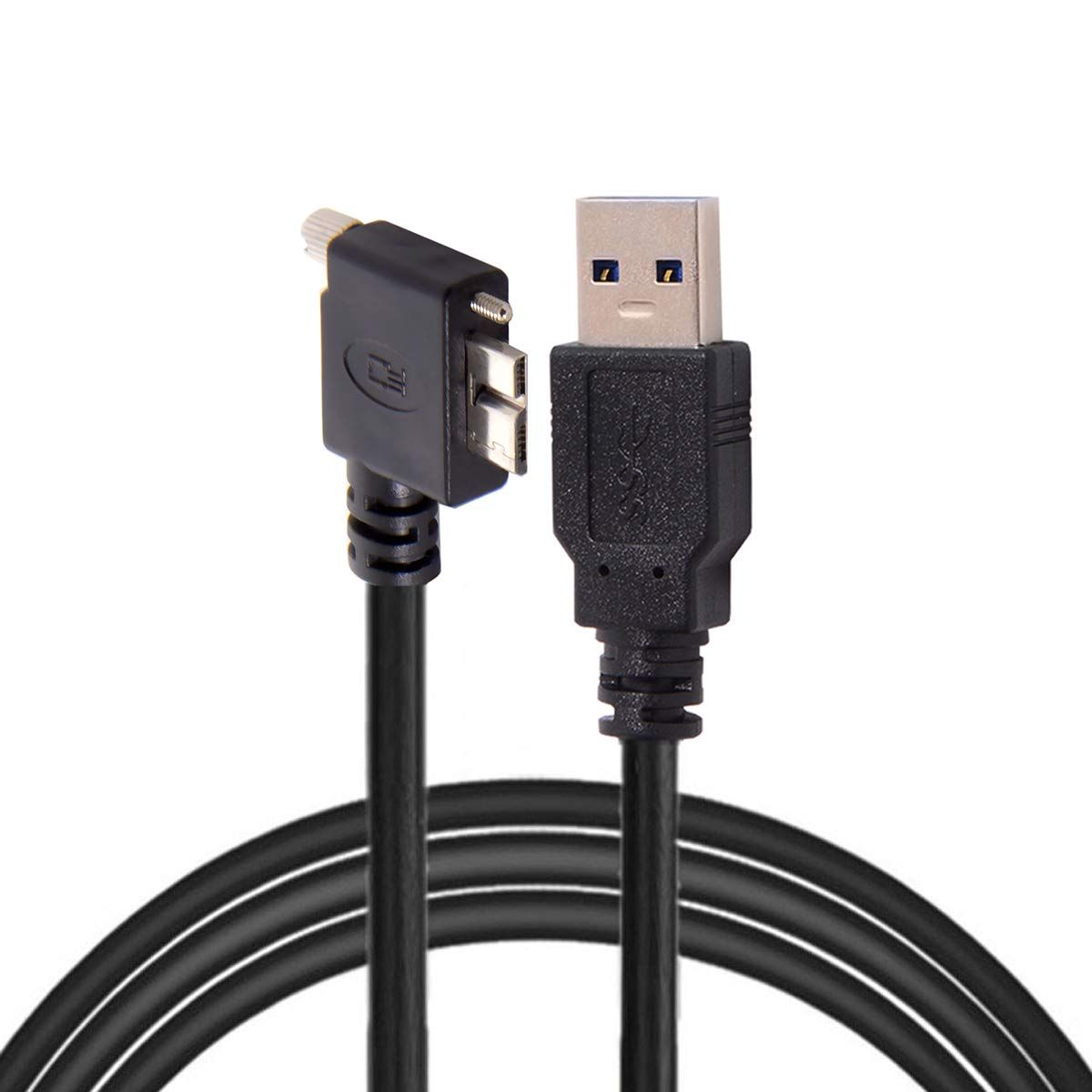 LAMPE DU PARFUMEUR 90° Bent Micro USB Data Cable 3.0 for Industrial Camera, 1.2m