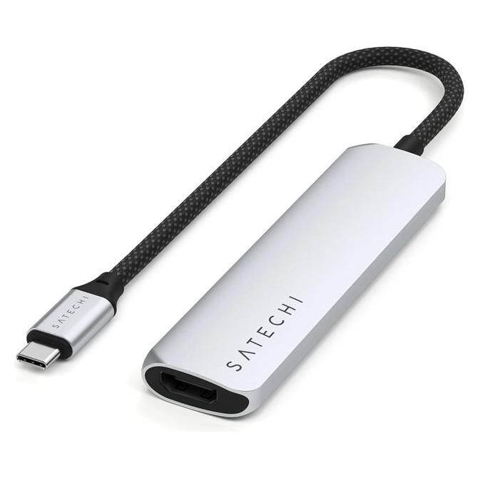 Satechi 4-in-1 USB-C Hub - Slim 4K Adapter