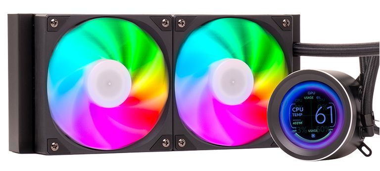 ITek Arctic Sphere LCD 240 Liquid Cooling Kit - 12cm Black