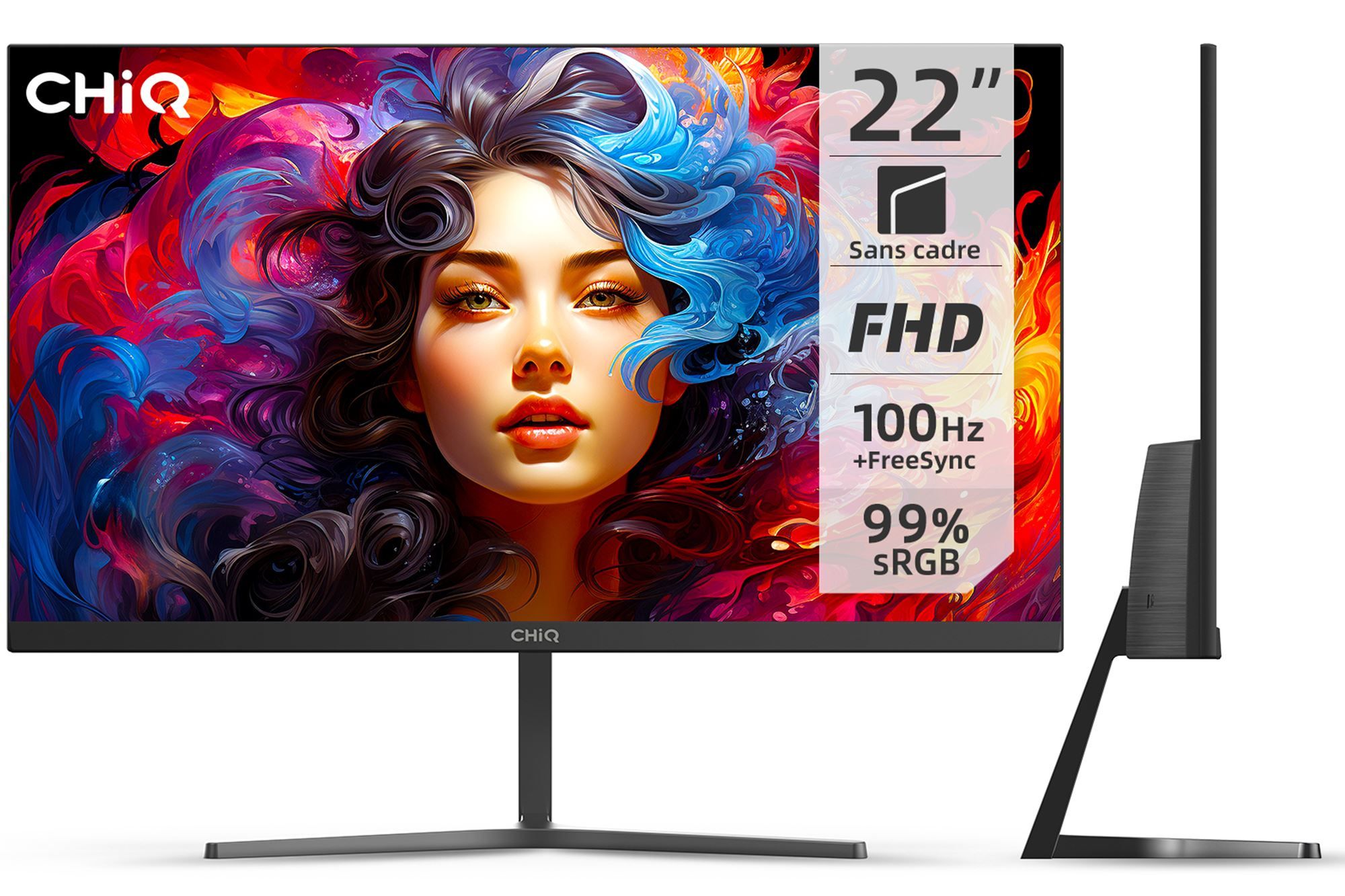 CHIQ 22F650 Full HD 100Hz 6ms Monitor