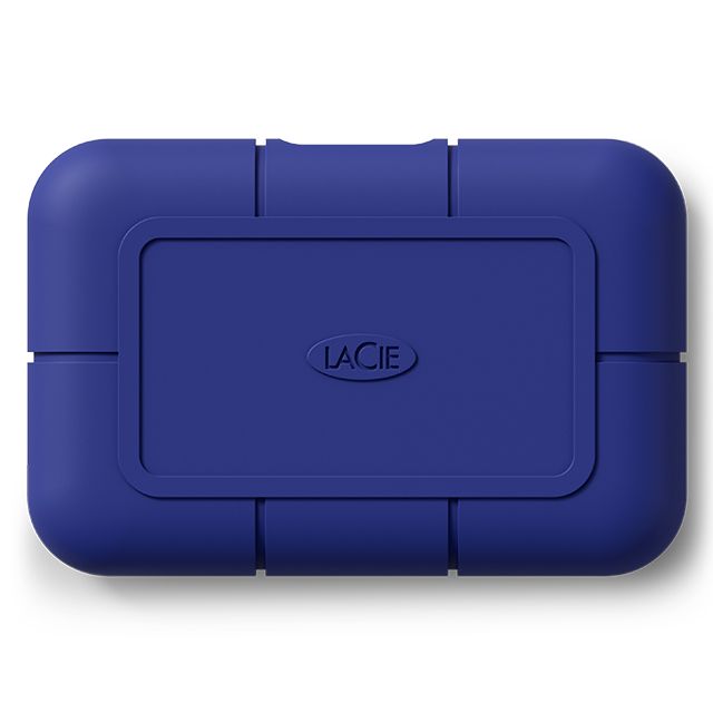 Seagate PRO5 STNA4000400 - SSD - 4 To - LC/APC duplex monomode - externe (portable) - Thunderbolt 5 (connecteur USB-C) - bleu - avec Seagate Rescue Recovery de données