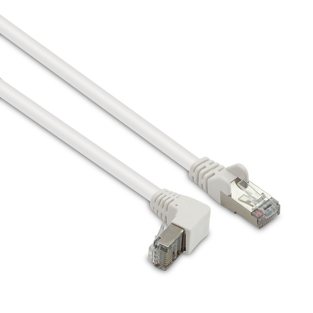 Metronic Ethernet Cable RJ45 CAT 6a Male/Male Bent - FTP 0.5m