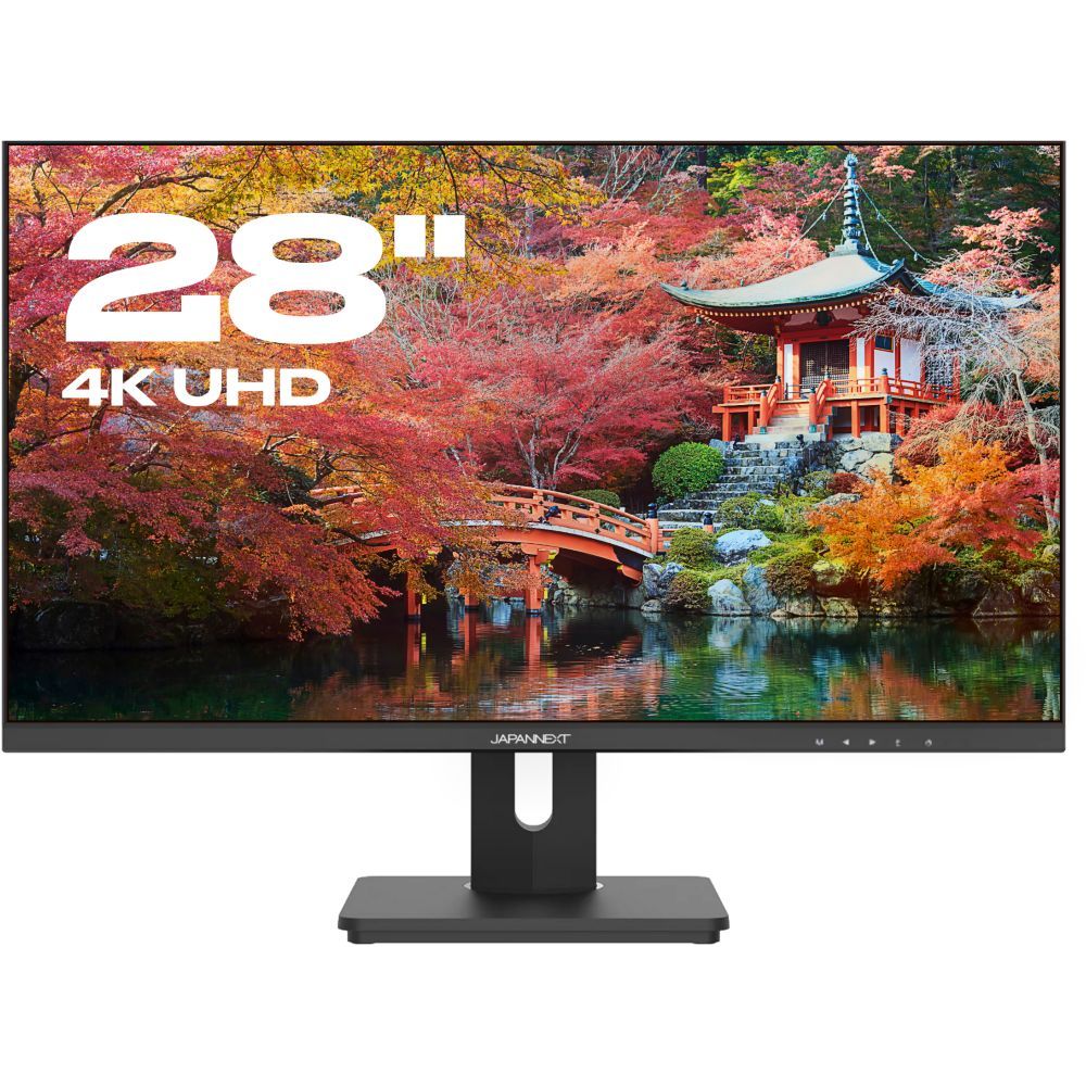 Japannext 28'' IPS 4K UHD HSP Flat Screen Monitor