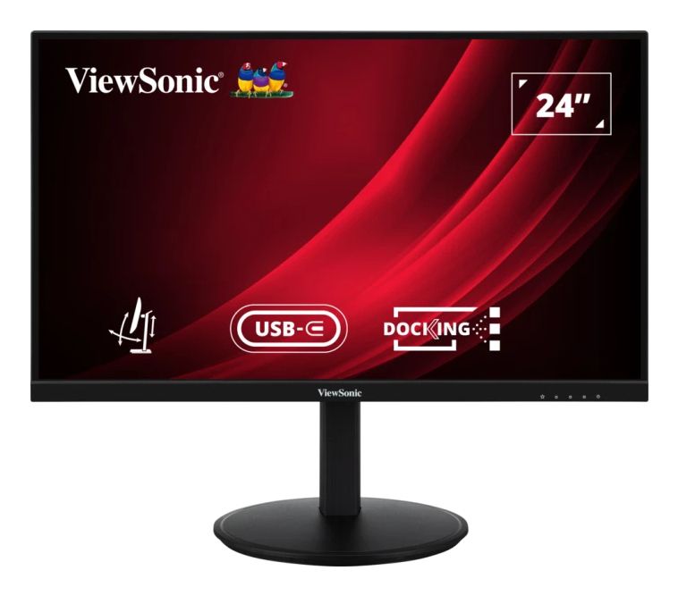 ViewSonic VG2409U-2 - Écran LED - 24" - 1920 x 1080 Full HD (1080p) @ 100 Hz - IPS - 350 cd/m² - 1300:1 - HDR10 - 4 ms - HDMI, DisplayPort, USB-C - haut-parleurs