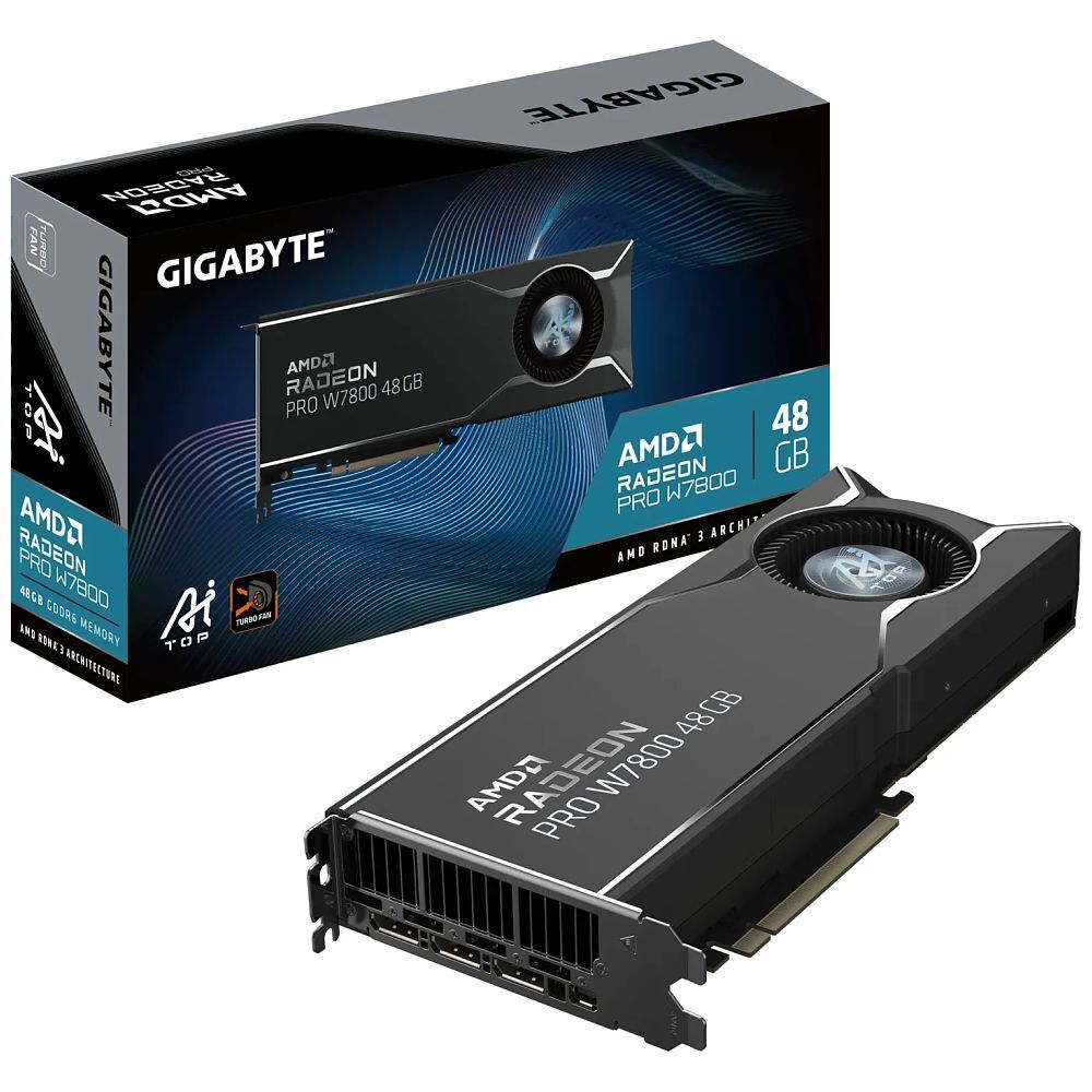 Gigabyte Radeon Pro W7800 AI TOP 48GB GPU