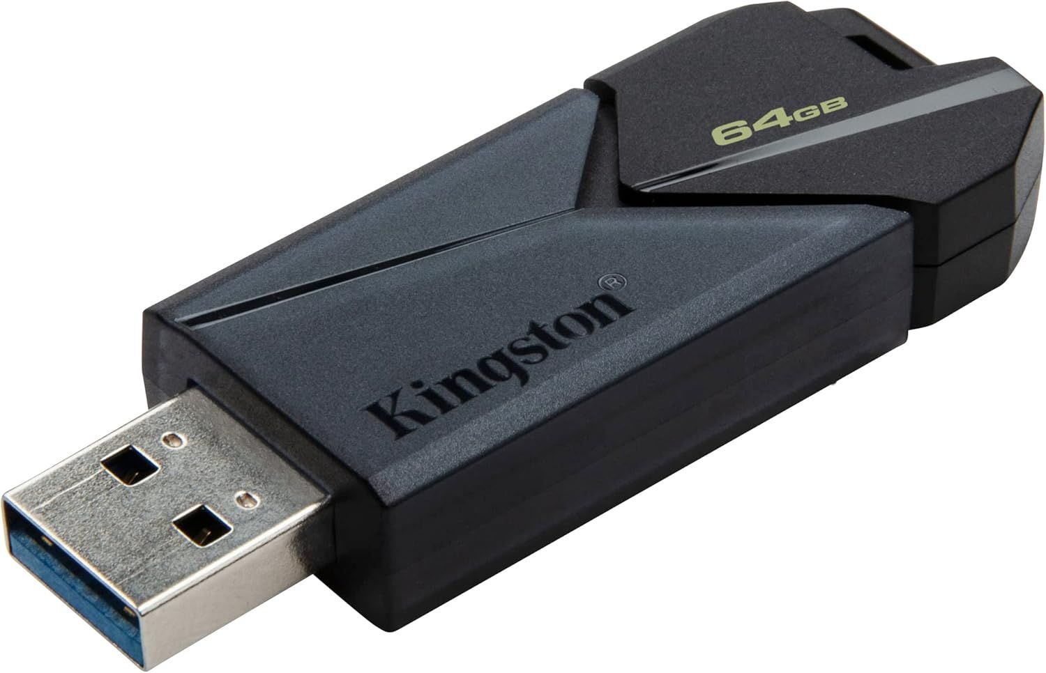Datatraveler Exodia Onyx USB Flash Drive 3.2 Gen 1 - 64GB with Retractable Cap