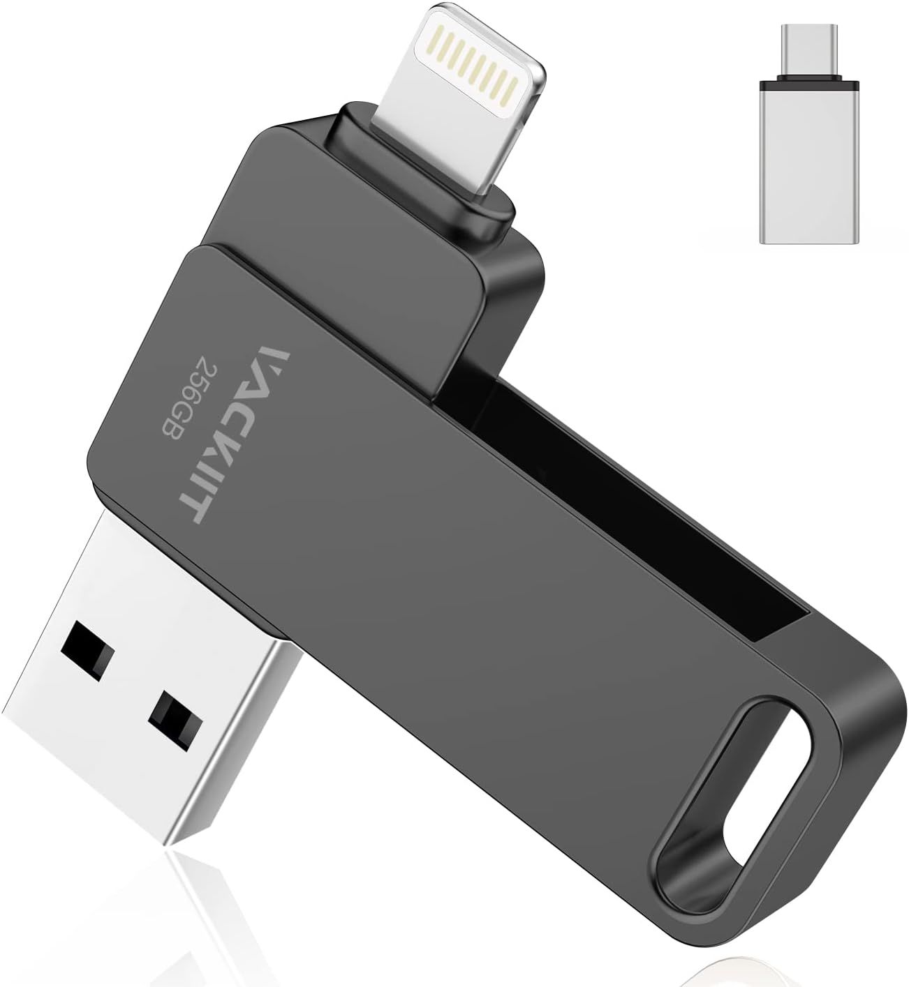 ICI ET MAINTENANT 256GB Lightning Certified USB Flash Drive for Apple