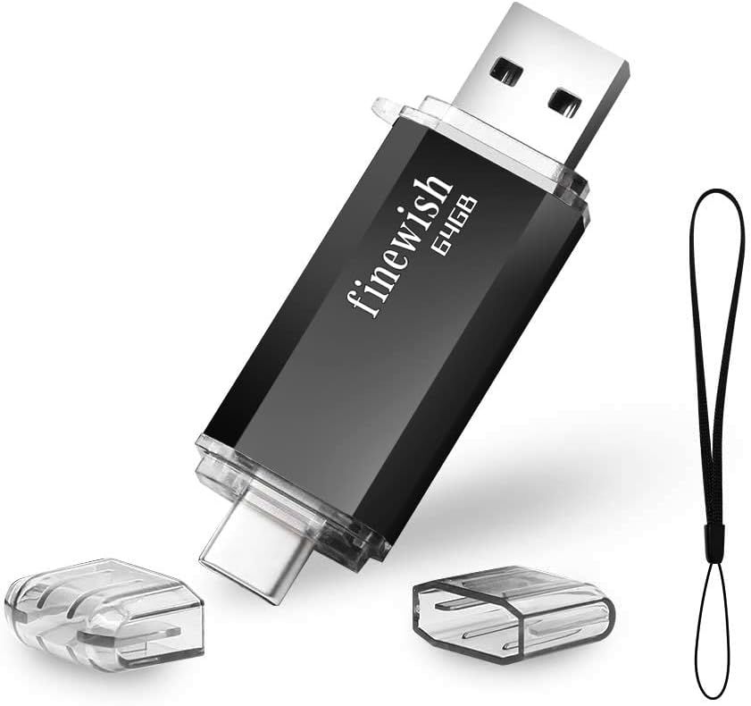 USB 64GB 2-in-1 Type C Pen Drive