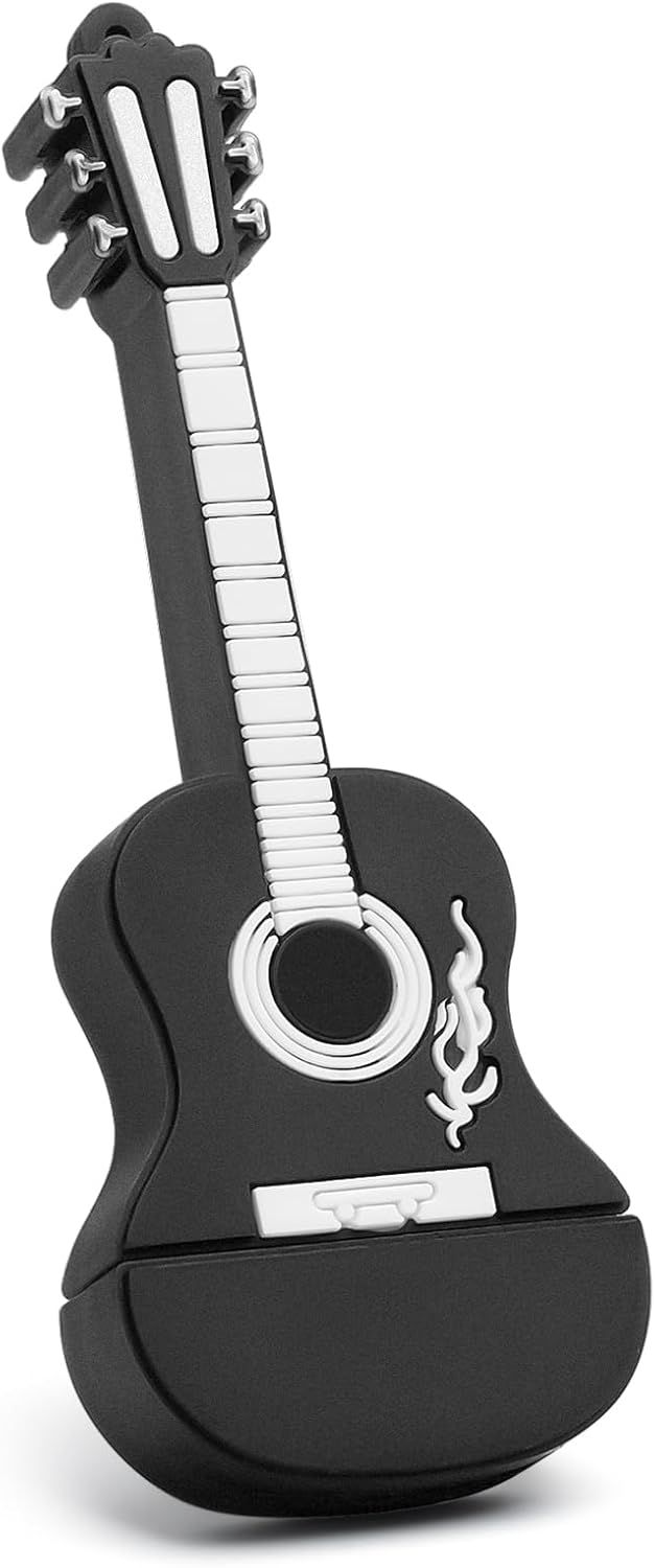 64GB USB Key, Guitar-Shaped Flash Drive