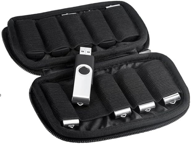 ICI ET MAINTENANT USB Key Storage Case, Electronic Accessories for 10 Keys