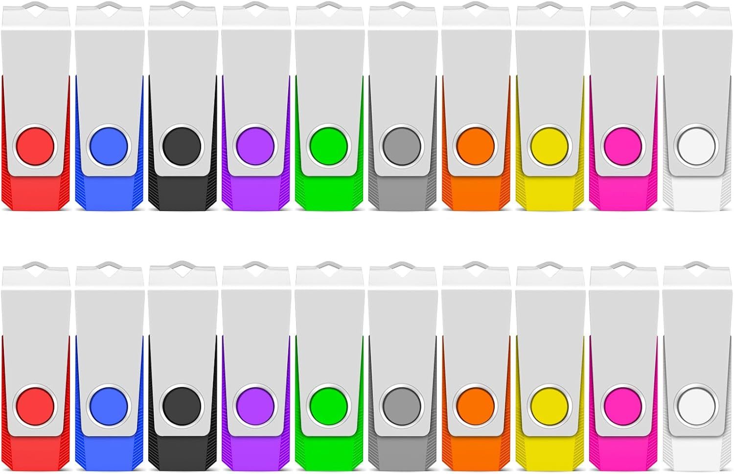 20GB USB Flash Drive Set - 2.0 USB Key - Multi-Color Rotation [X2280]