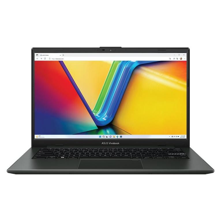 ASUS Vivobook Go 14 S1404FA-DRNK615W - 180-Degree Hinged Design - AMD Ryzen 5 7520U / up to 4.3 GHz - Windows 11 Home - Radeon 610M - 16GB RAM - 512GB SSD NVMe - 14" Full HD (1920 x 1080) - Wi-Fi 5 - Mixed Black, Black Keyboard