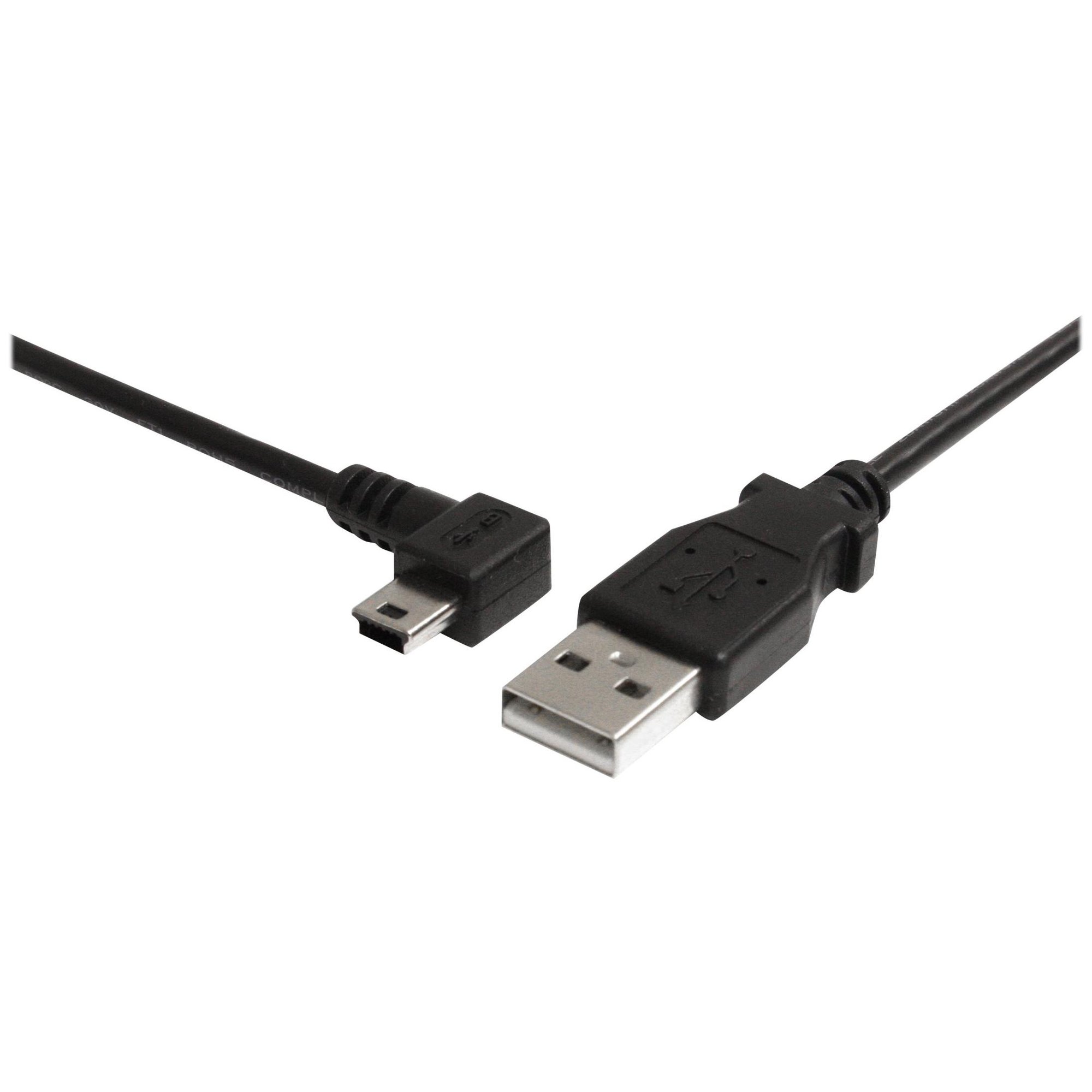 StarTech.com 91cm Left-Angled USB 2.0 A to Mini B Cable - Black