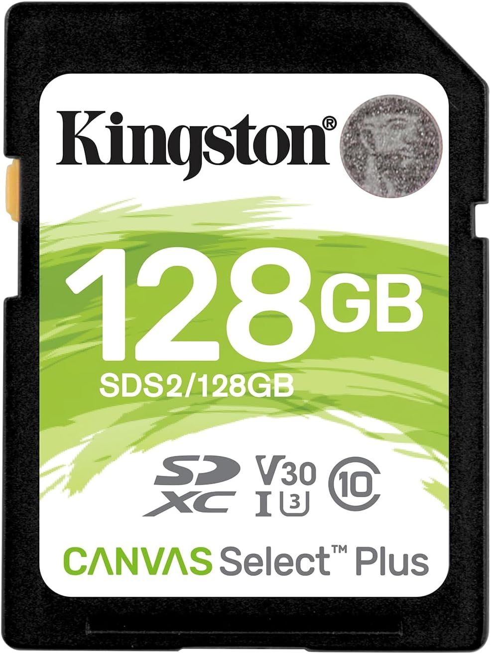 ICI ET MAINTENANT Canvas Select Plus SD Card, 128GB, Class 10 UHS-I