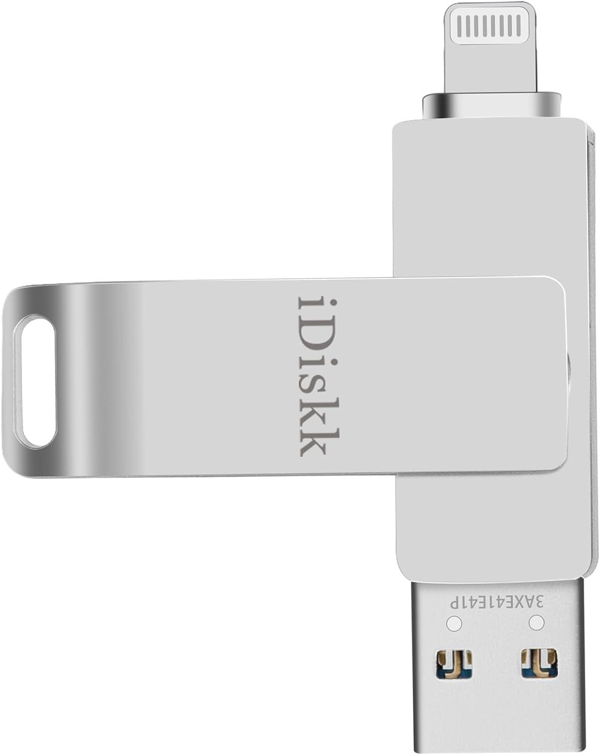 Lightning USB Key 128GB for iPhone, MFi Certified iPhone USB Flash Drive for iPhone Compatible with iPad Mac and PC
