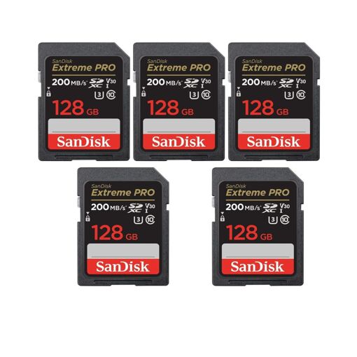 SanDisk Extreme Pro 128GB SDXC Memory Card (UHS-I U3, 4K UHD Video, 200MB/s)