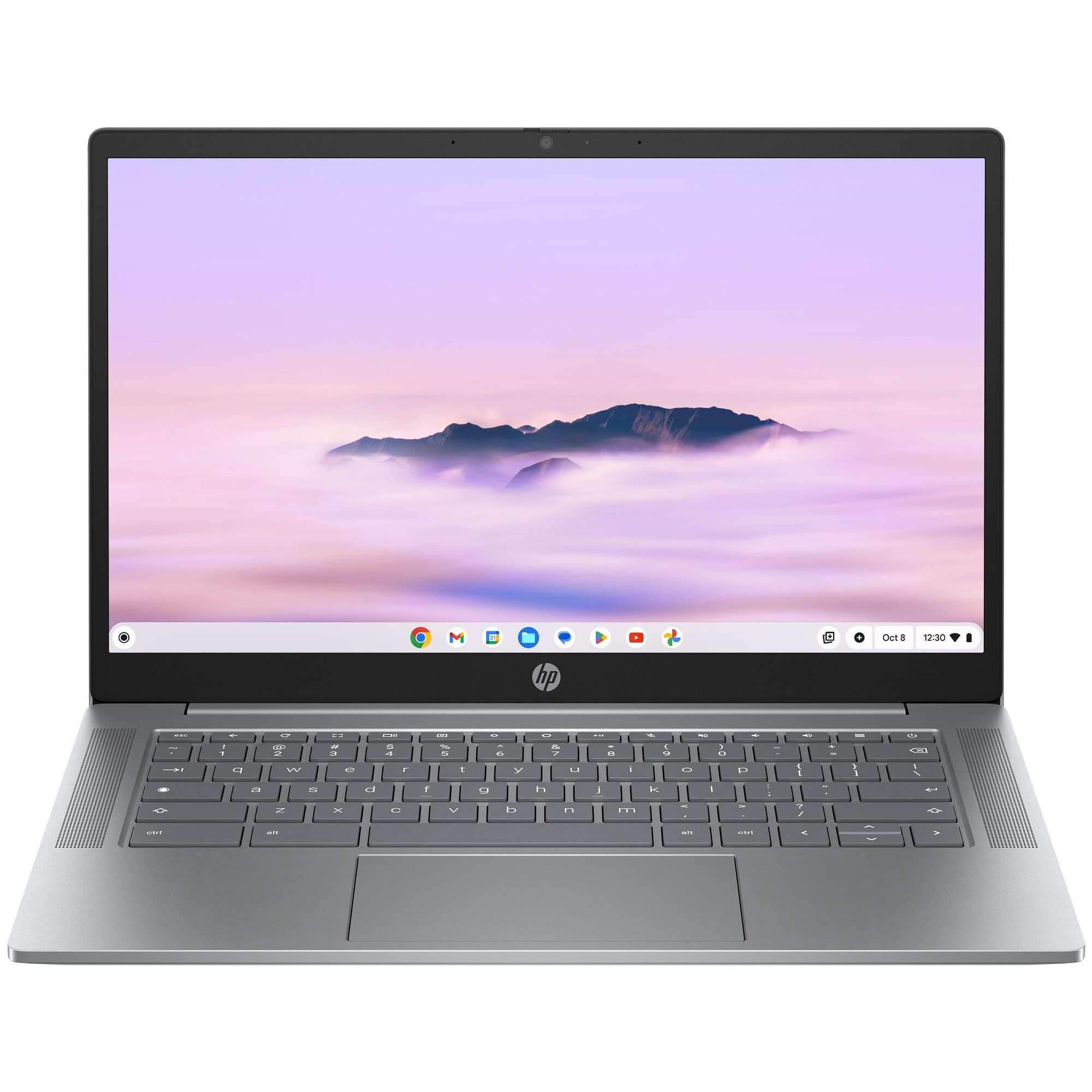 HP Chromebook 14, Intel Core i3, 8GB RAM, 256GB SSD, 14" Full HD, Wi-Fi 6E, Silver