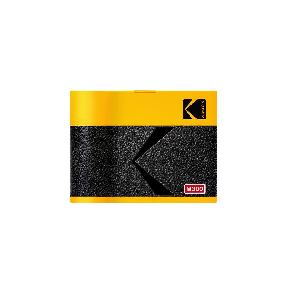 Kodak Mini 3 ERA Portable Photo Printer - High Quality 4PASS, Water-Resistant, Bordered/Borderless Prints, Compact, Retro Design - Yellow