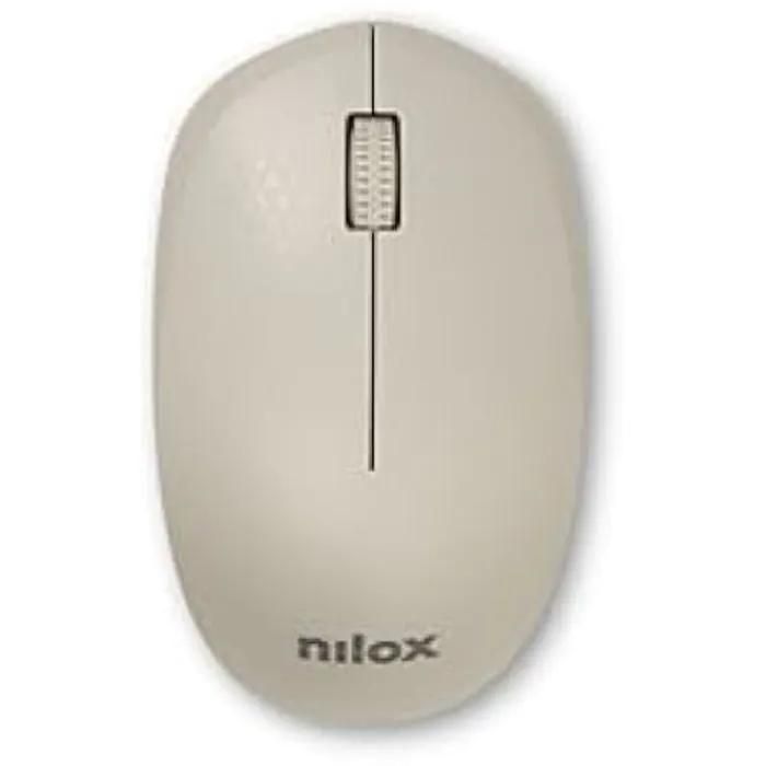 Ratón de ordenador Nilox - NXMOWI4013 - Blanco - Con cable - Óptico - USB