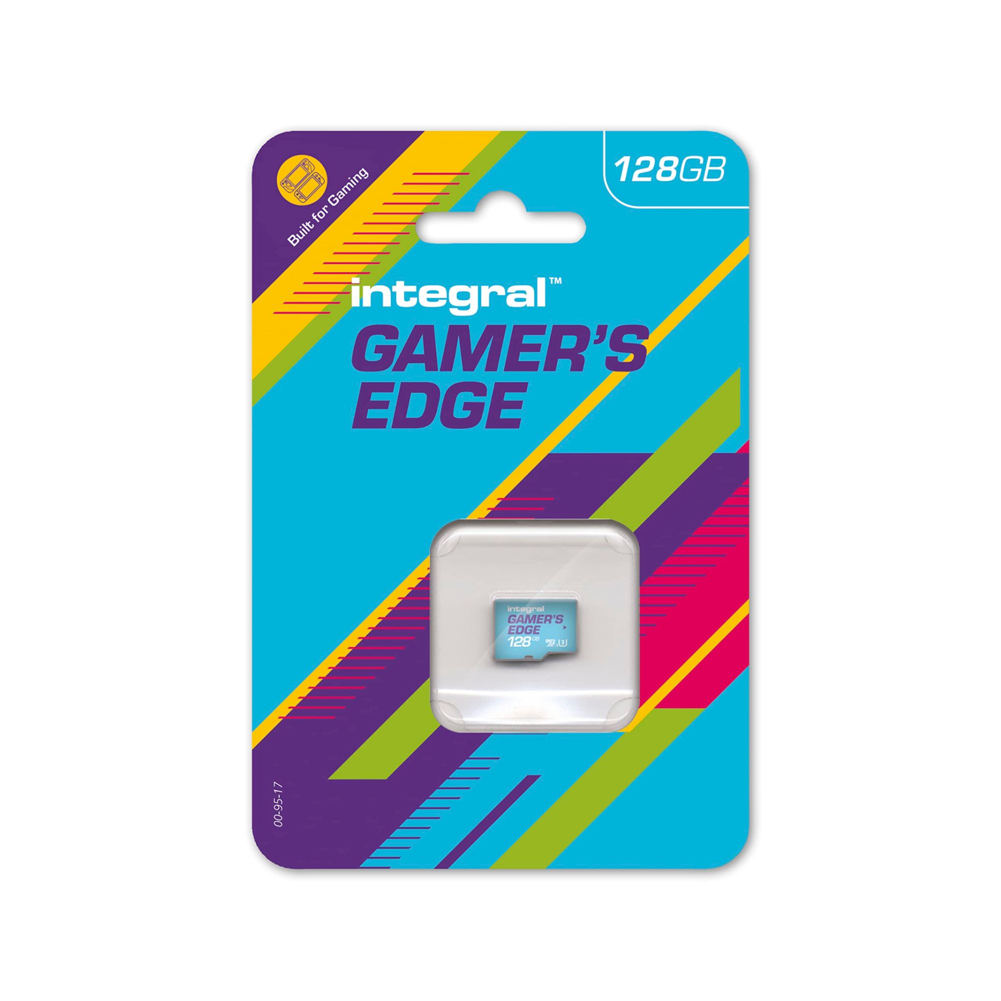 Integral Memory Gamer's Edge Flash Memory Card - 128GB microSDXC to SD Adapter (Class V30/UHS-I U3)